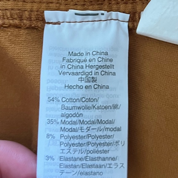 Madewell 🧡🍊 Orange Velveteen Button Front Skirt - Picture 13 of 13